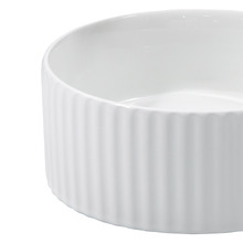 Zoya 280mm Gloss White Round Ceramic Basin